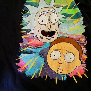 Rick & Morty black long sleeve shirt